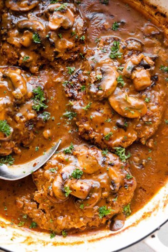 Salisbury Steak with Mushroom Gravy | Diethood