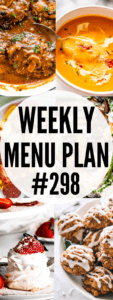 WEEKLY MENU PLAN (#297) collage pin