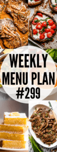 WEEKLY MENU PLAN (#299) collage pin