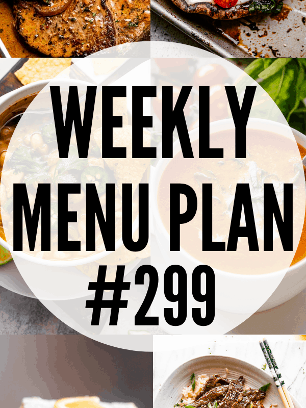 WEEKLY MENU PLAN (#299) collage pin