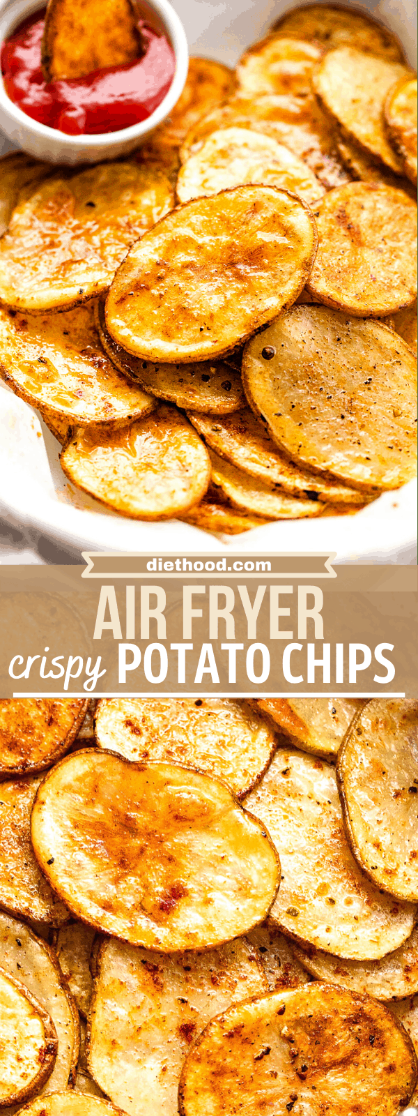 How to Make Crispy Potato Chips in the Air Fryer | Diethood