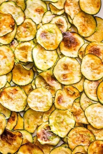 Air Fryer Zucchini Crisps {Flavored with Chipotle & Lime} | Diethood