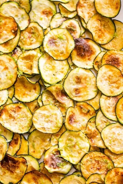 Air Fryer Zucchini Crisps {flavored With Chipotle & Lime} 