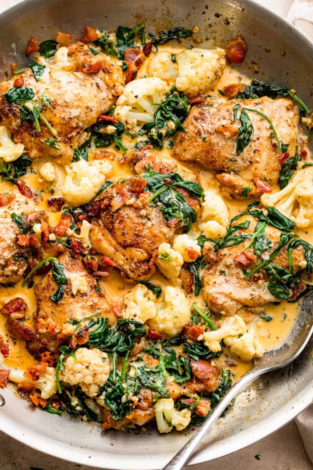 Creamy Chicken and Cauliflower Recipe | Diethood
