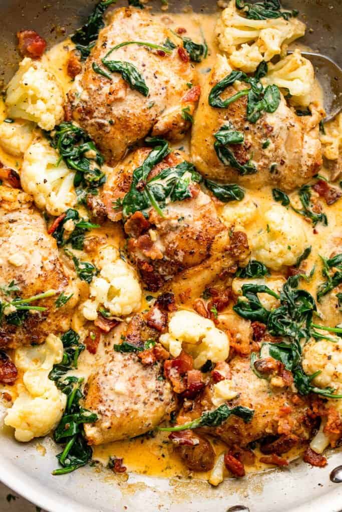 Creamy Chicken and Cauliflower Recipe | Diethood