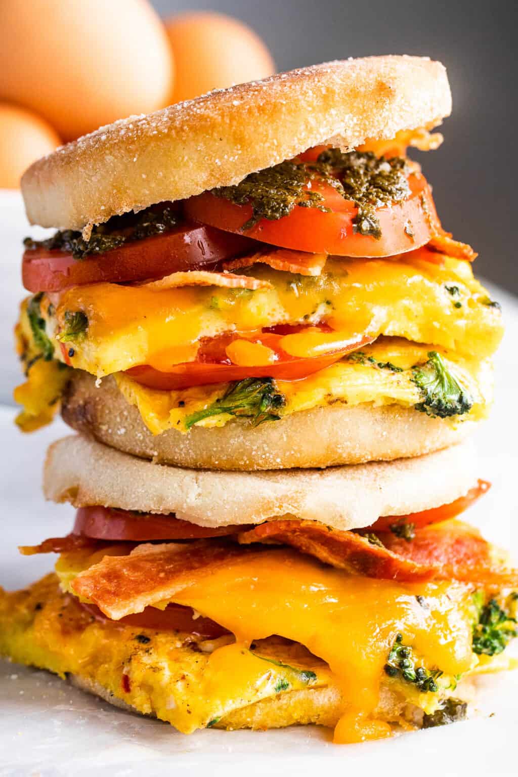 Easy Freezer Breakfast Sandwiches With Bacon | Diethood