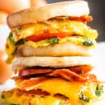 english muffin breakfast sandwiches
