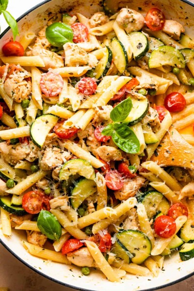 Chicken Pasta Primavera | Diethood