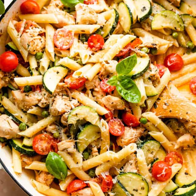 Chicken Pasta Primavera | Diethood