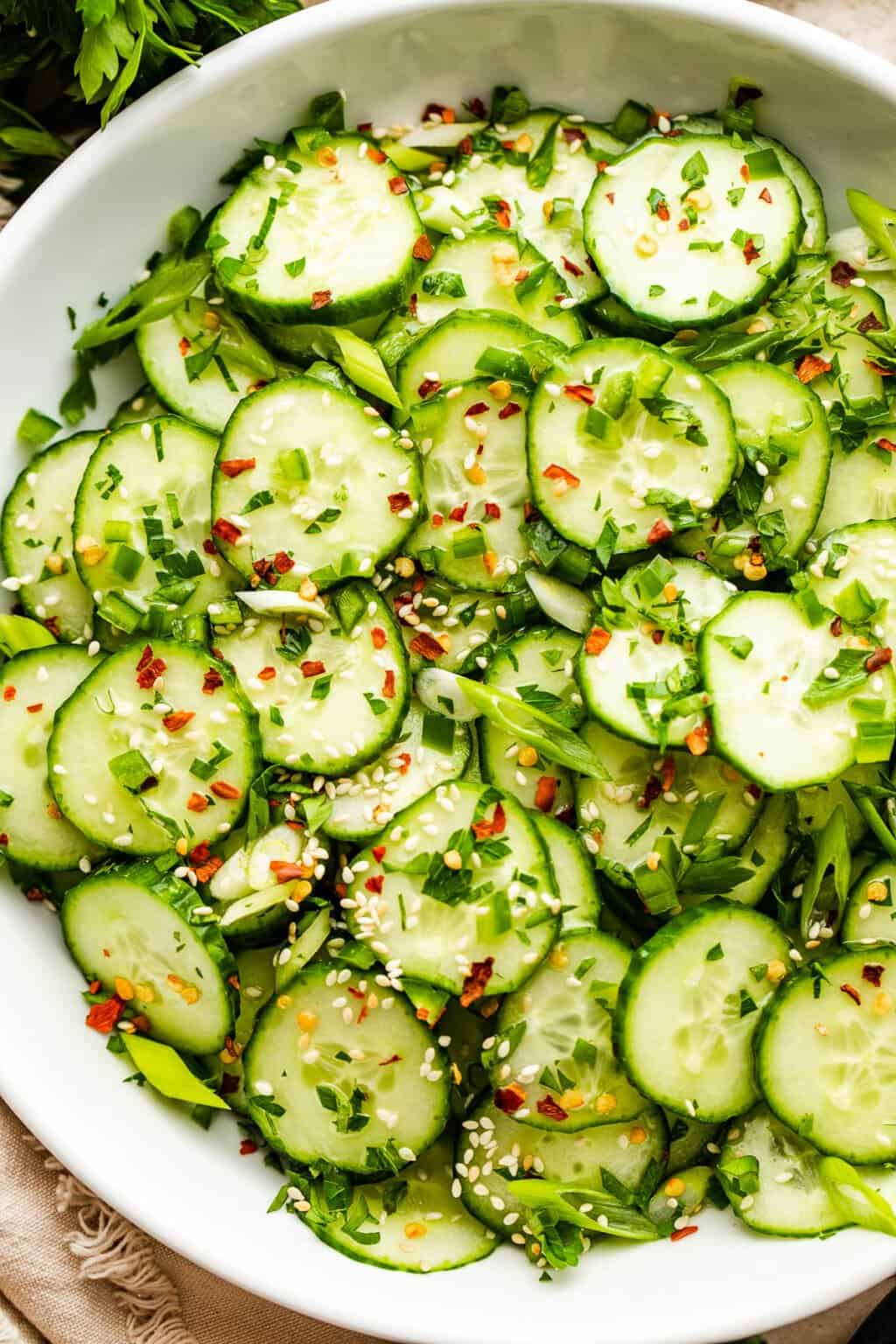 Easy Sesame Cucumber Salad for Summer | Diethood