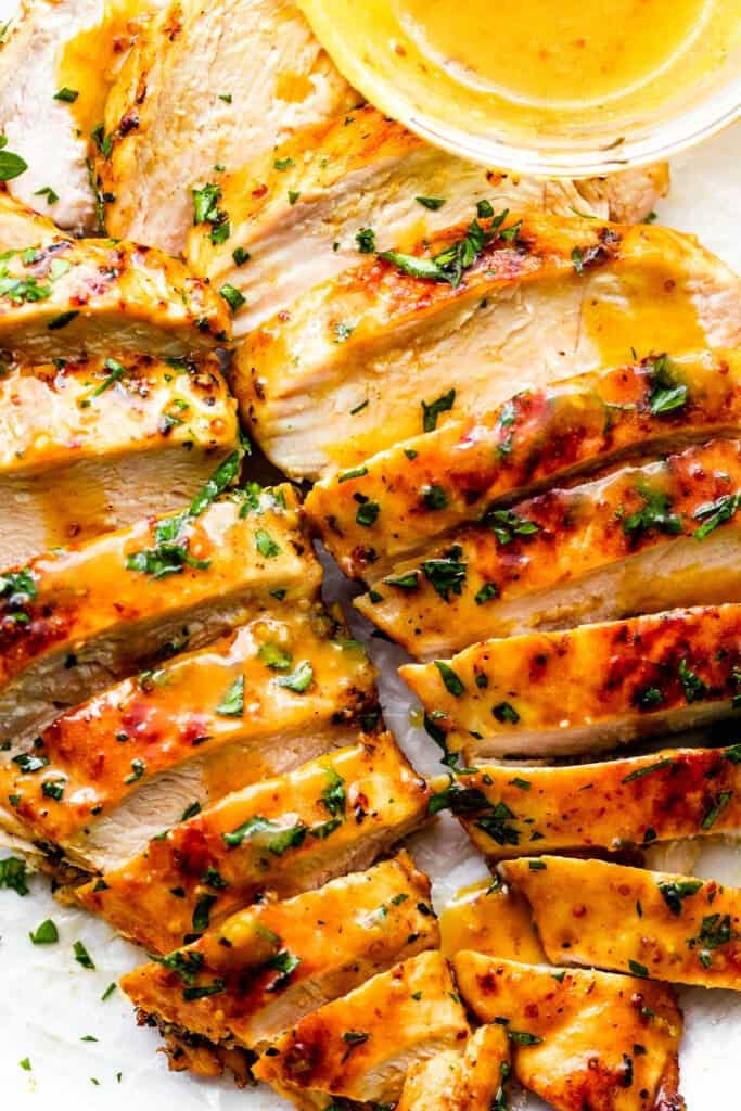 The Best Honey Mustard Grilled Chicken Recipe | Diethood
