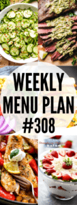 WEEKLY MENU PLAN (#308) collage pin