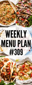 WEEKLY MENU PLAN (#309) collage pin