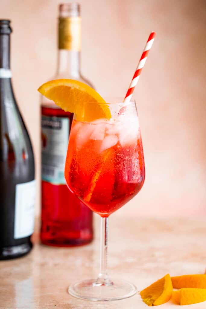 3-Ingredient Campari Spritz Cocktail Recipe l Diethood