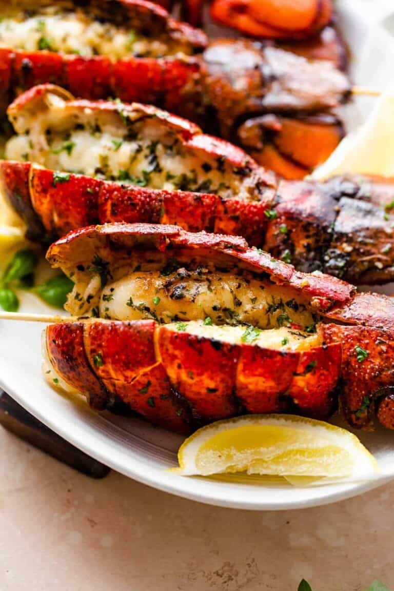 Quick and Easy Grilled Lobster Tails Recipe | Diethood