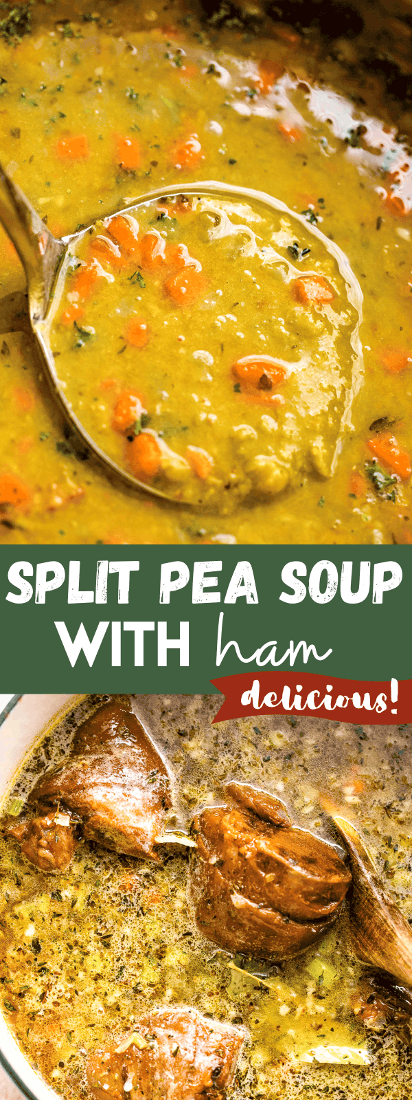 split pea soup two picture collage pin