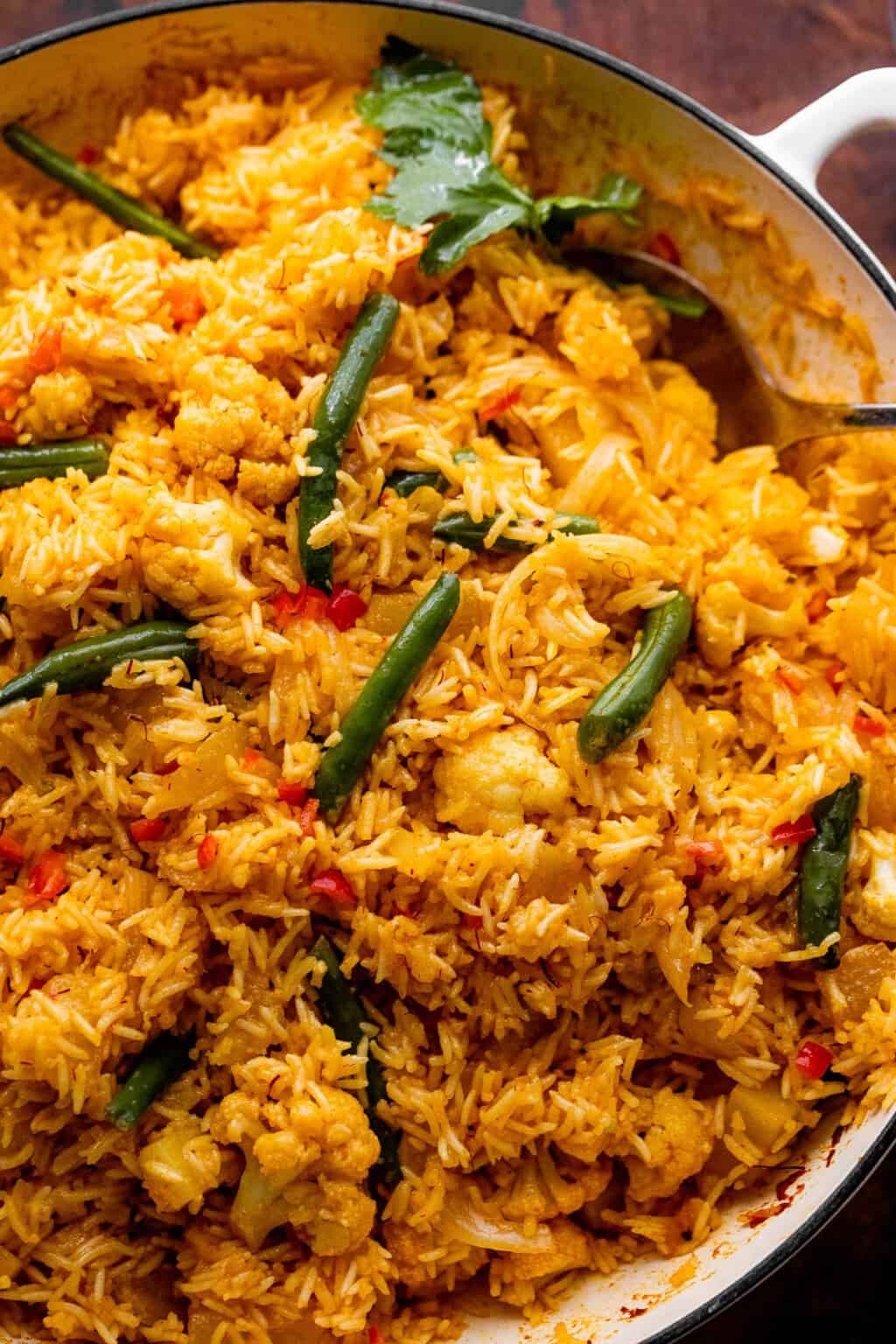 Vegetable Biryani Rice Recipe | Diethood