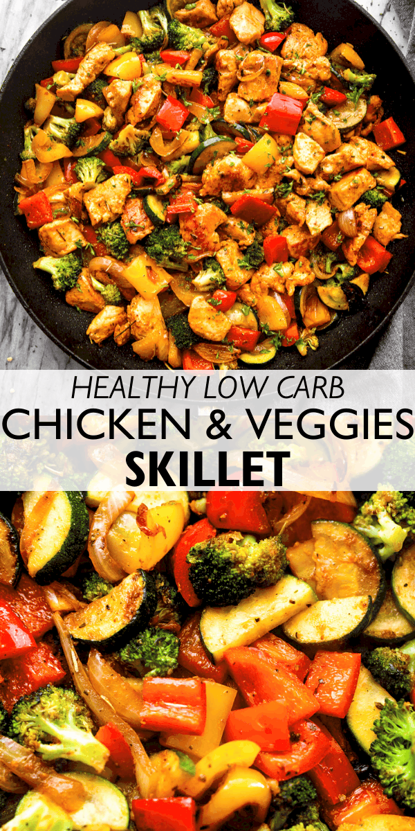 Chicken Vegetables Skillet Recipe | Diethood