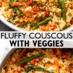COUSCOUS two picture collage pin image