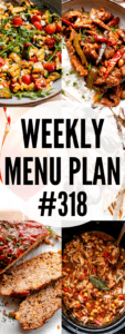 WEEKLY MENU PLAN (#318) collage pin