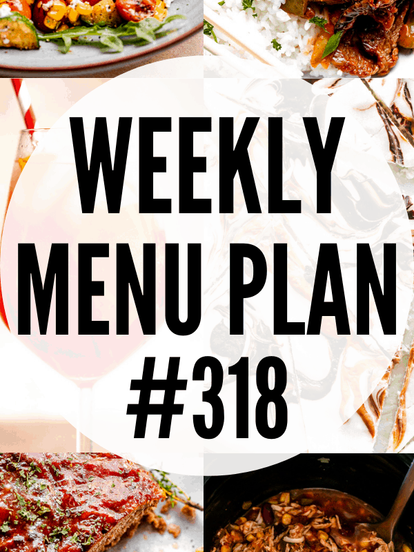 WEEKLY MENU PLAN (#318) collage pin