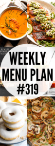 WEEKLY MENU PLAN (#319) collage pin