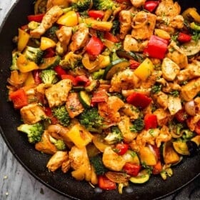 chicken vegetable skillet 8