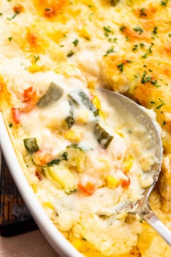 Creamy Chicken Zucchini Casserole Recipe | Diethood