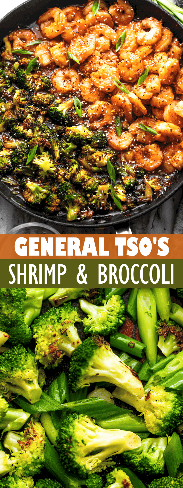 General Tsos Shrimp Broccoli - Design Corral