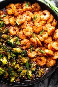 General Tso’s Shrimp and Broccoli