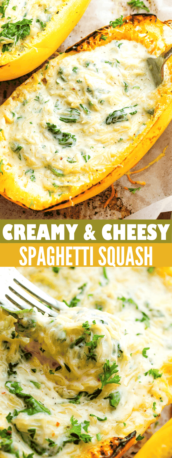 Creamy Spaghetti Squash Boats Recipe | Diethood