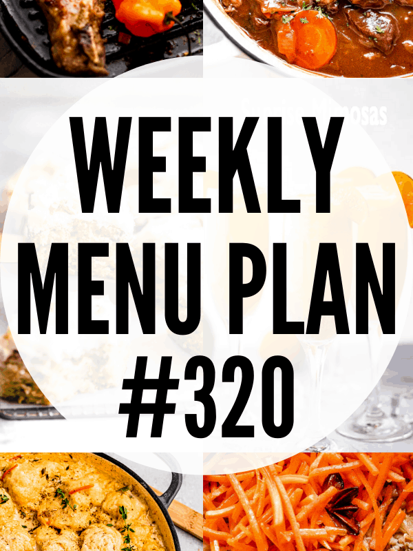 WEEKLY MENU PLAN (#320) collage pin