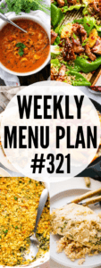 WEEKLY MENU PLAN (#321) collage pin