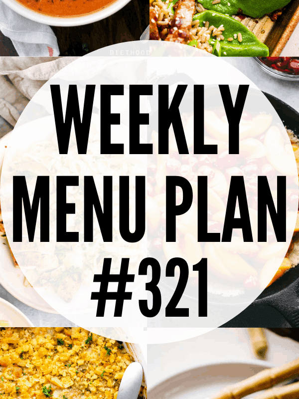 WEEKLY MENU PLAN (#321) collage pin