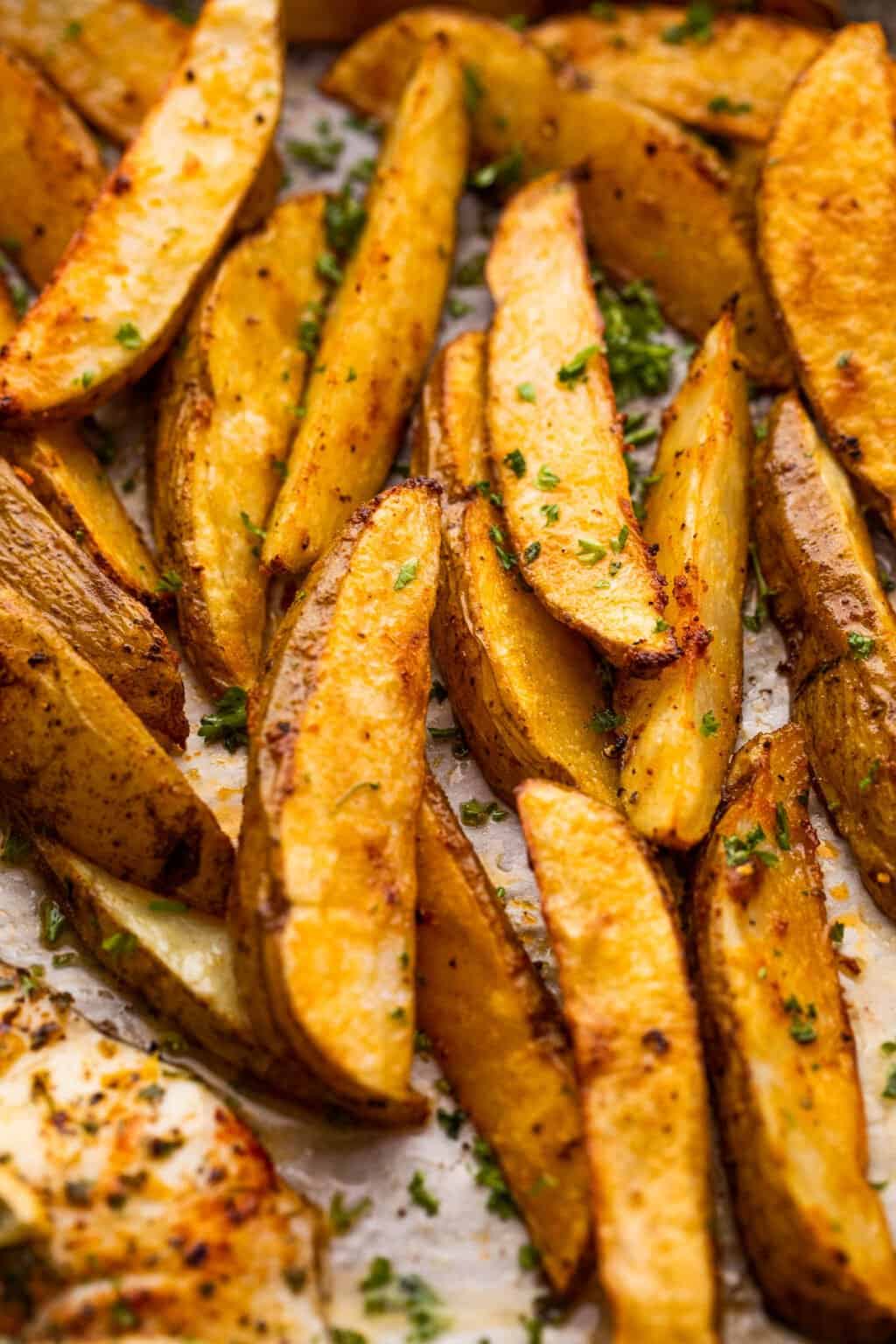 Sheet Pan Fish And Chips 