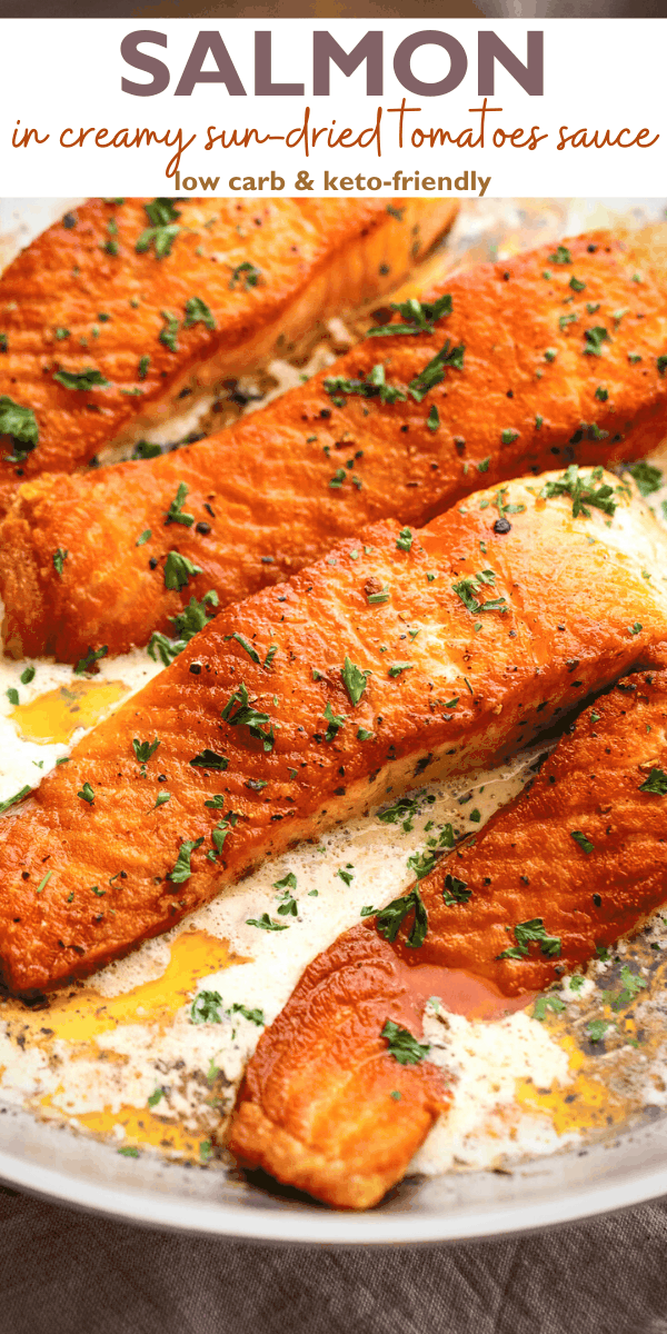 Salmon in Creamy Sundried Tomato Sauce | Diethood