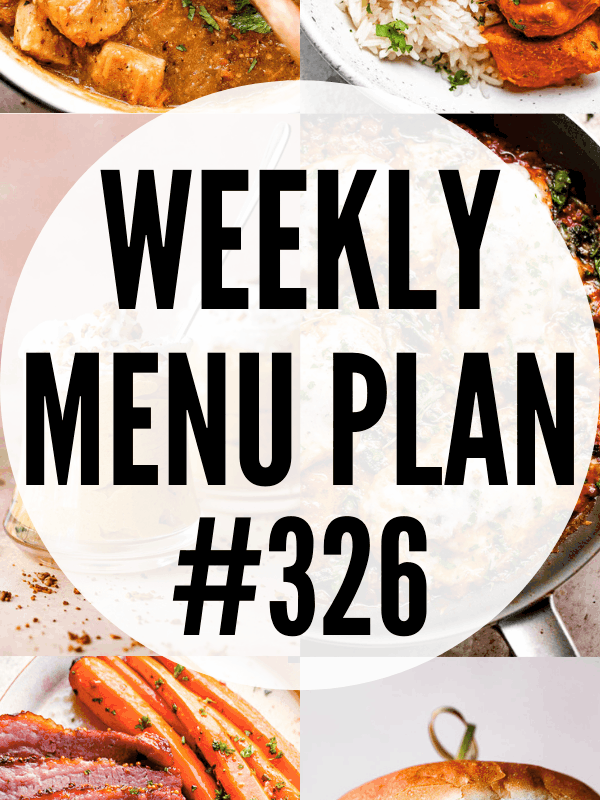 WEEKLY MENU PLAN (#326) collage pin