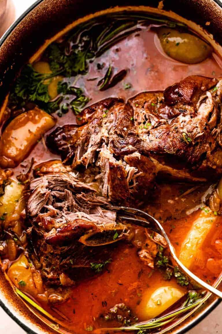 Braised Pork Shoulder Recipe | Apple Cider Braised Pork