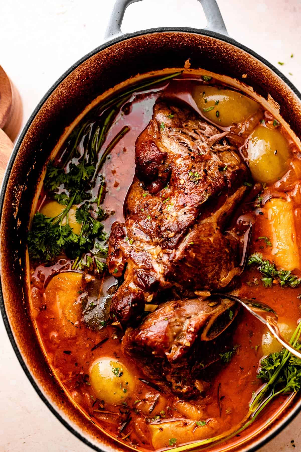 Braising Pork in the All-Clad 4-qt. Slow Cooker with Aluminum Insert