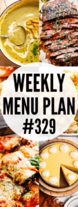 WEEKLY MENU PLAN (#329) collage pin