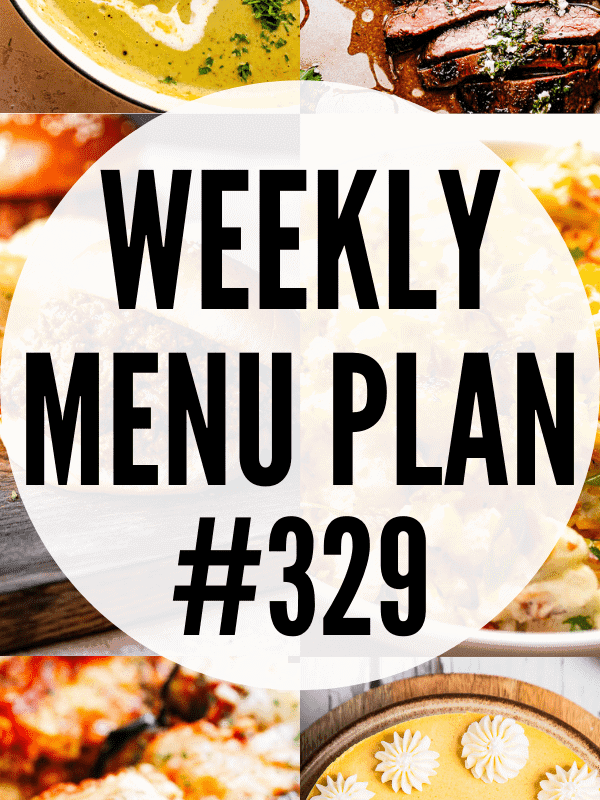 WEEKLY MENU PLAN (#329) collage pin