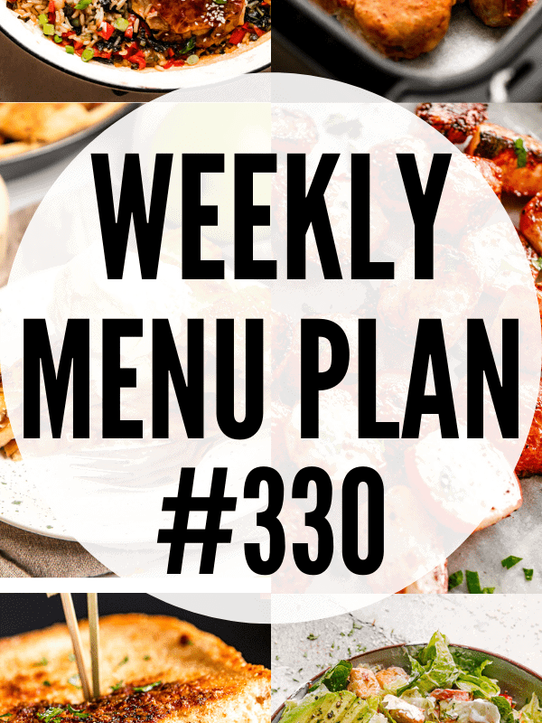 WEEKLY MENU PLAN (#330) collage picture