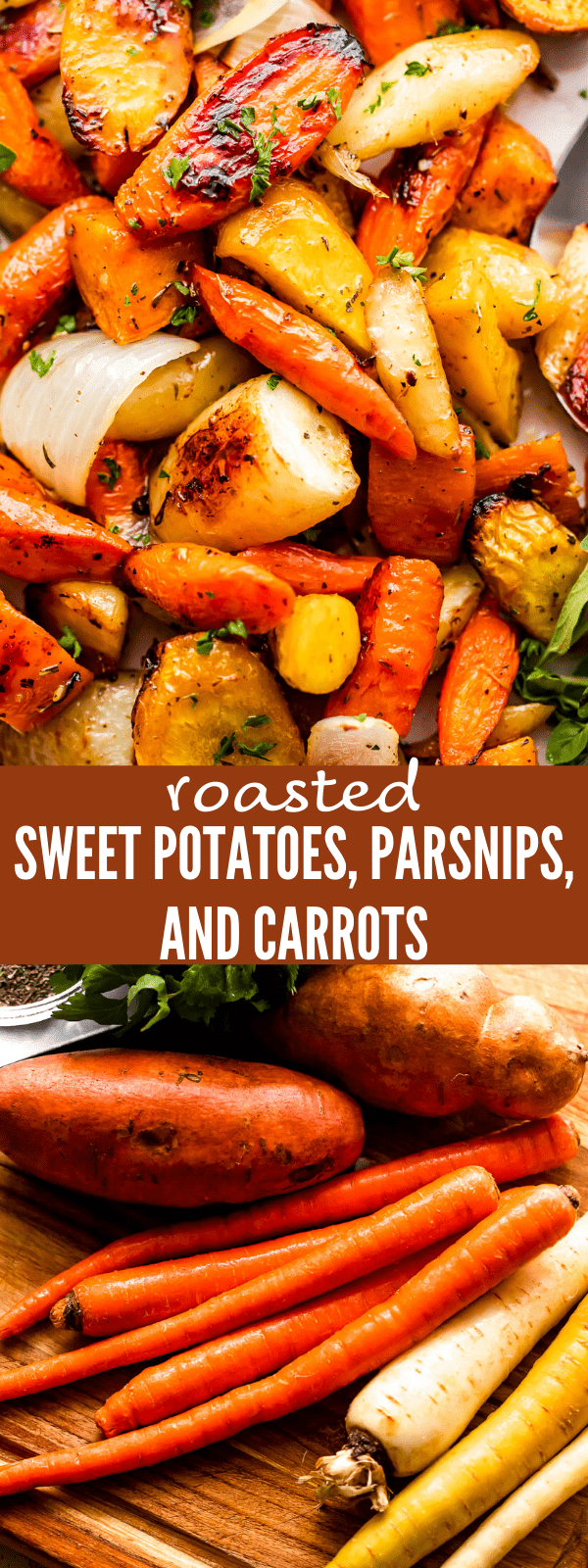 Roasted Sweet Potatoes with Parsnips | Diethood