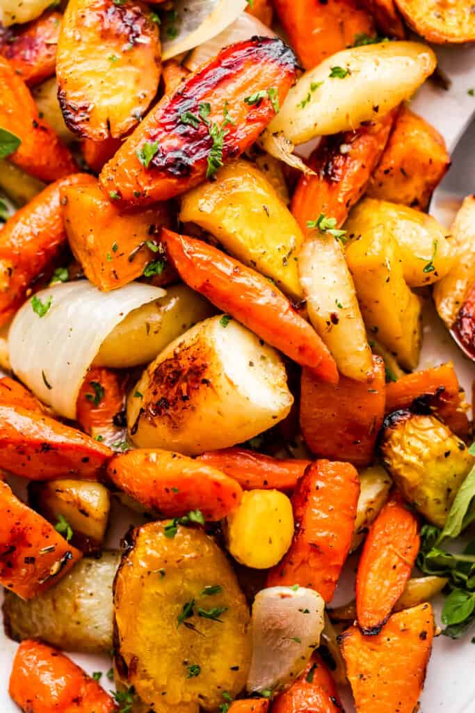 Roasted Sweet Potatoes With Parsnips Diethood 2295