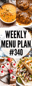 WEEKLY MENU PLAN (#340) collage pin