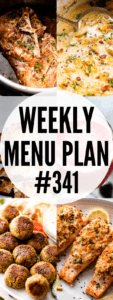 WEEKLY MENU PLAN (#341) collage pin