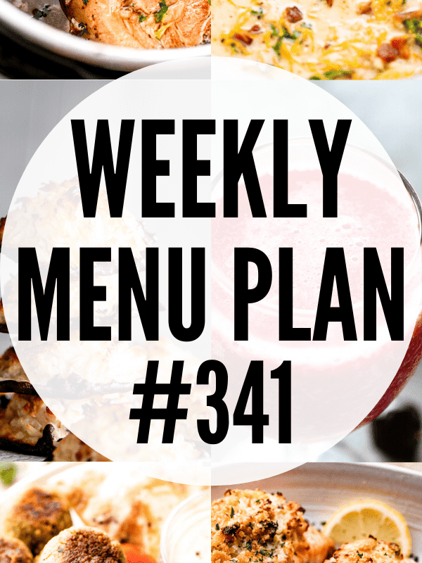 WEEKLY MENU PLAN (#341) collage pin