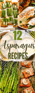 Asparagus recipes roundup collage pinterest image