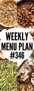 weekly menu plan 346 collage image