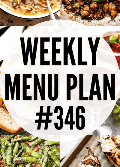 weekly menu plan 346 collage image